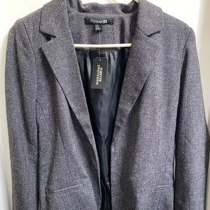 NWT Forever 21 Gray Blazer Size Small